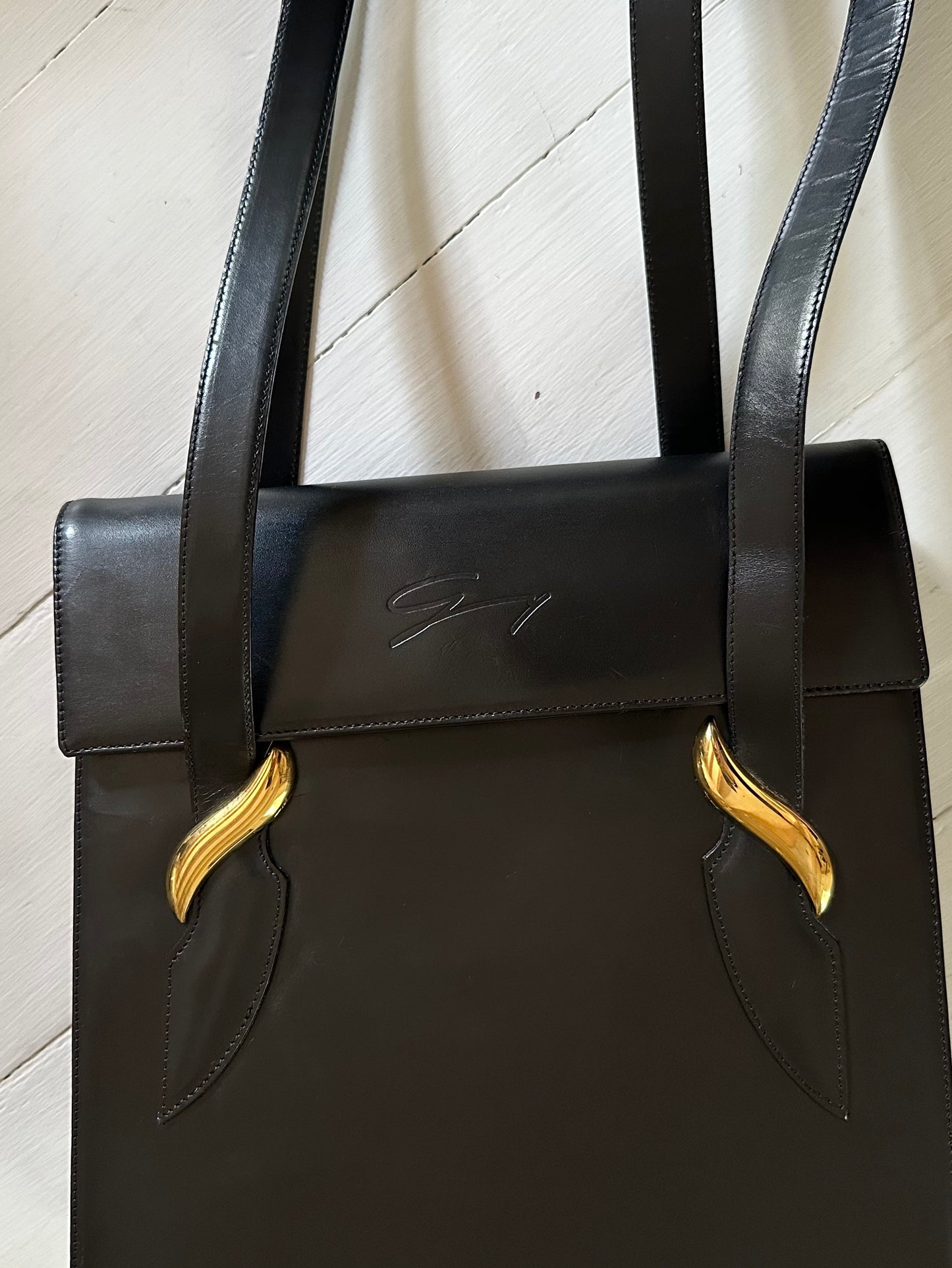 Borsa Genny Vintage Anni ‘80 Pelle Nera