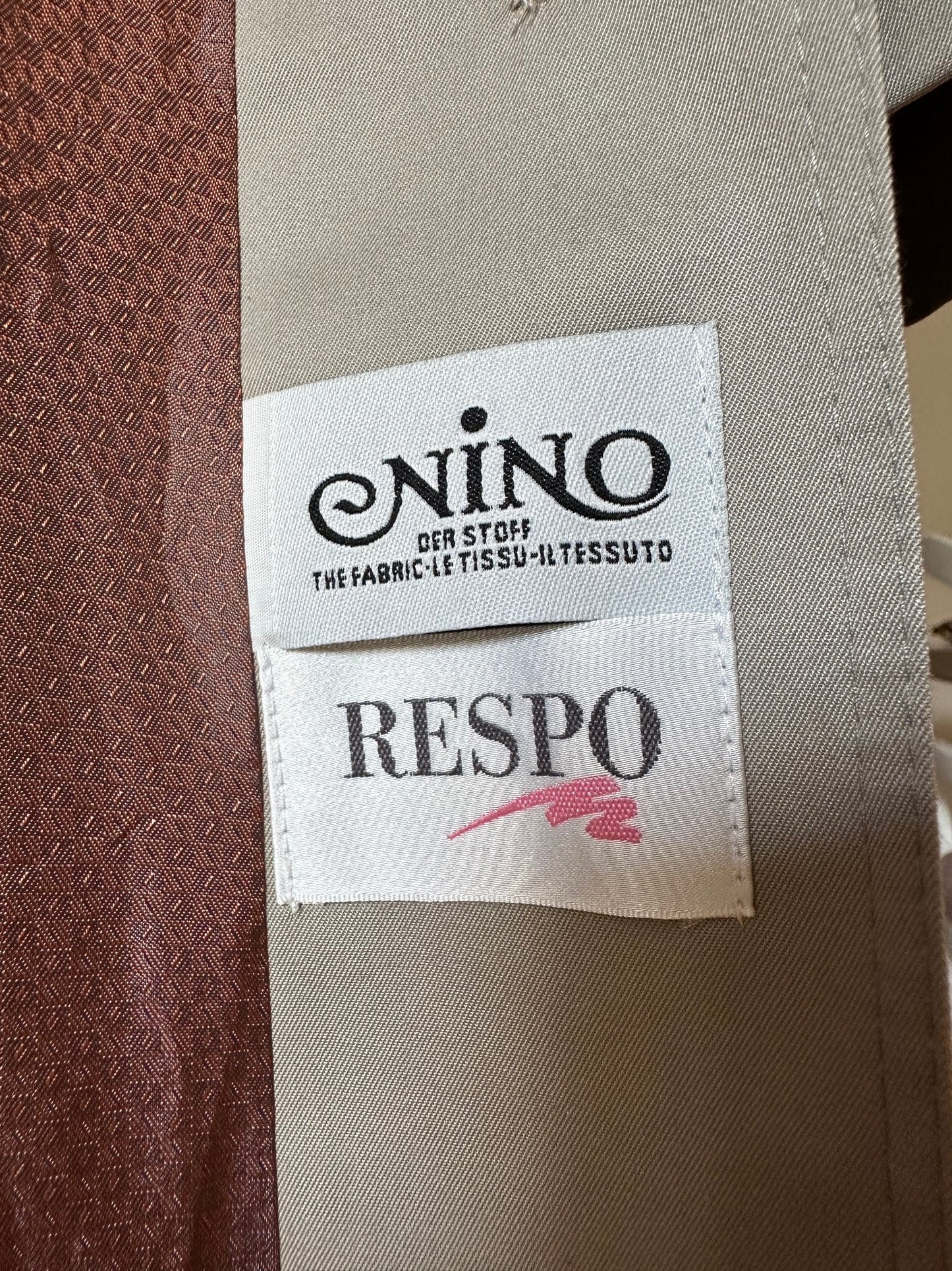 Trench Lungo Vintage Nino Anni ‘80 Grigio Perla Tg.fino 50