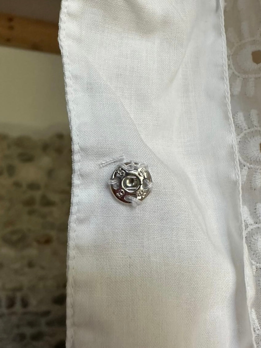 Camicia Anni ‘80 in Cotone Bianco Tg.40
