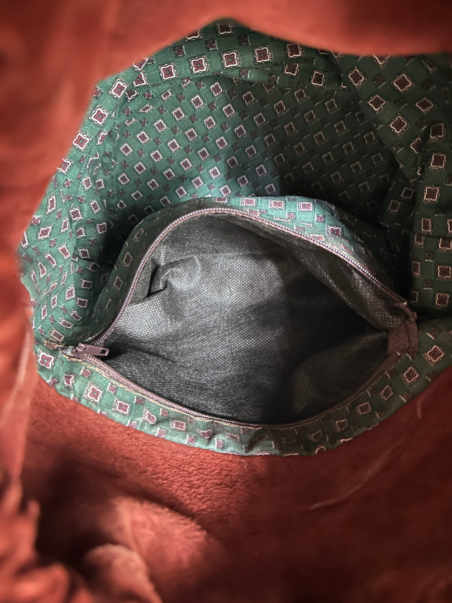 Borsa Secchiello Anni ‘70 Camoscio Marrone