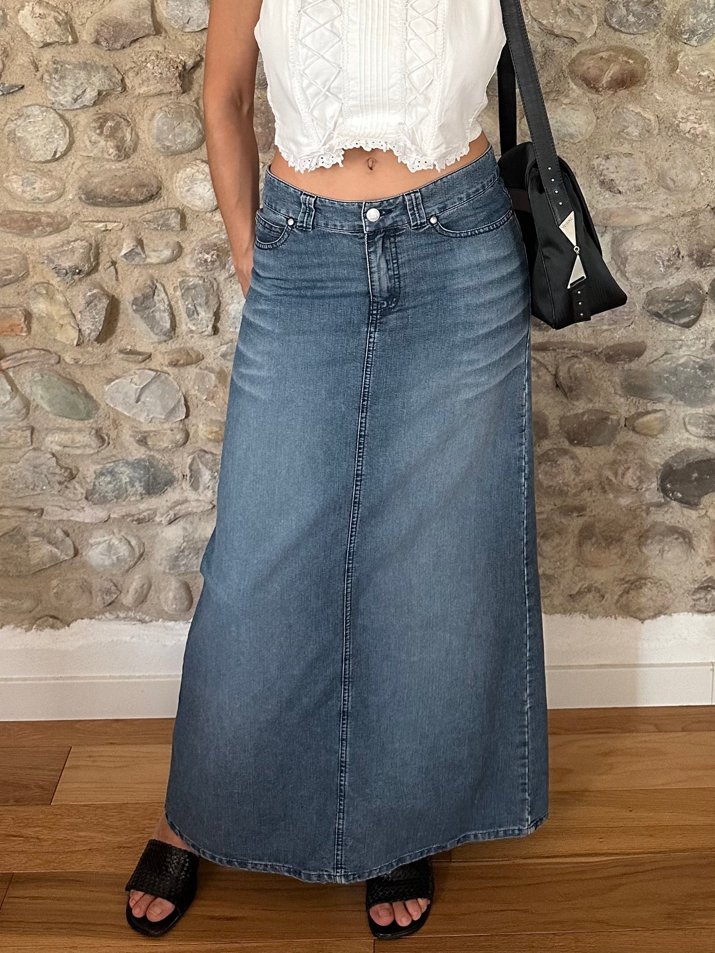 Gonna Lunga in Jeans Miss Sixty a Vita Bassa Tg.38/40