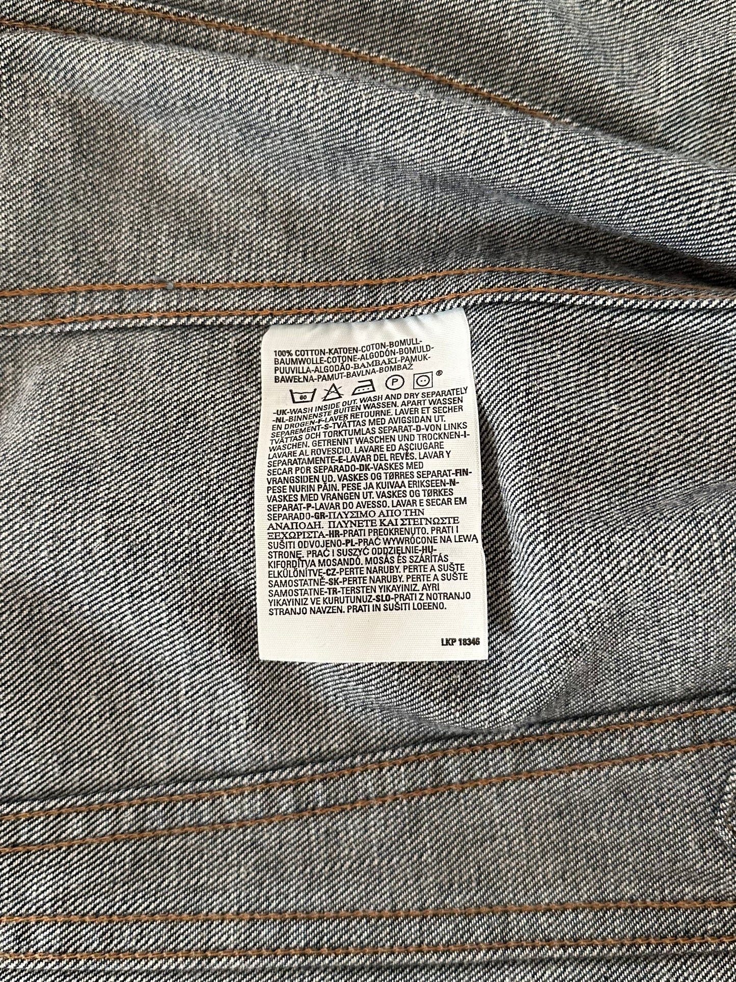 Giacca Levi’s in Jeans Anni 2000 Blu Scuro Tg.40/42