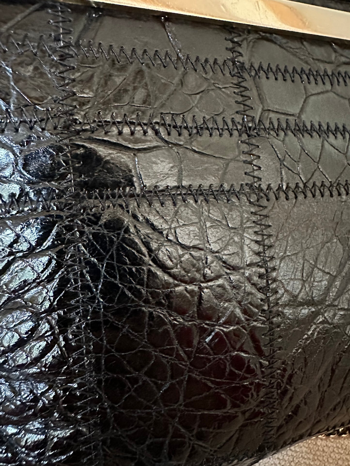 Pochette Zenith Anni ‘80 in Pelle Nera