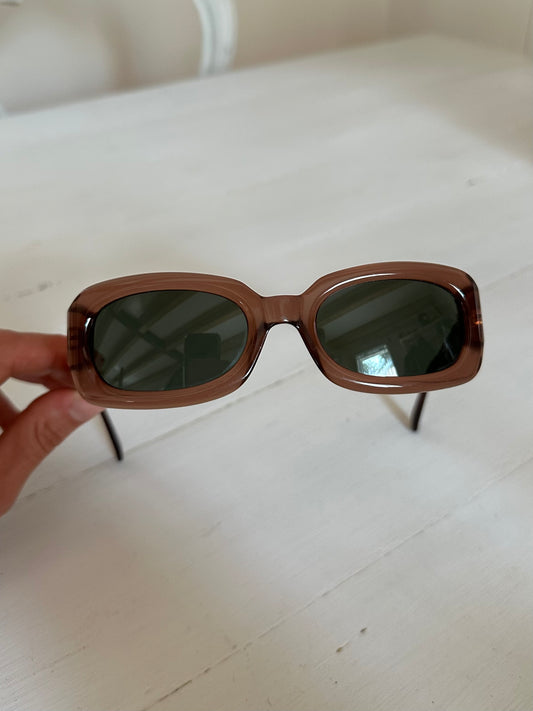 Occhiali da Sole Giorgio Armani Anni 2000 Malva Talpa