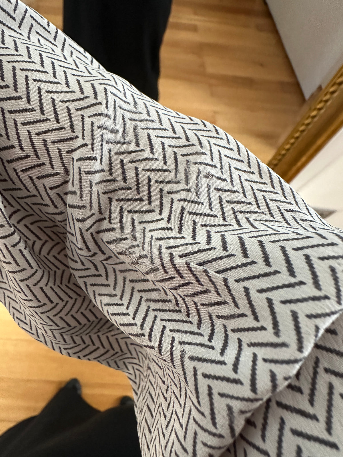 Camicia Sartoriale Anni ‘80 in Seta Grigia Tg.44/46