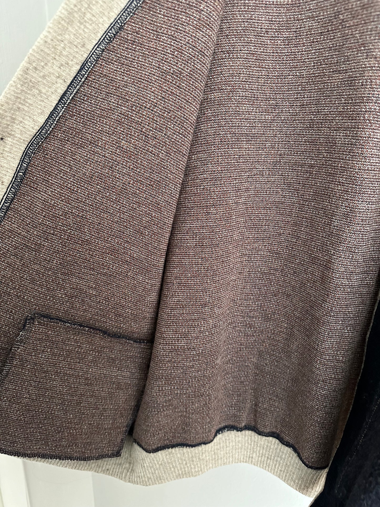 Cardigan YSL Anni ‘80 in Lana e Alpaca Blu tg.L