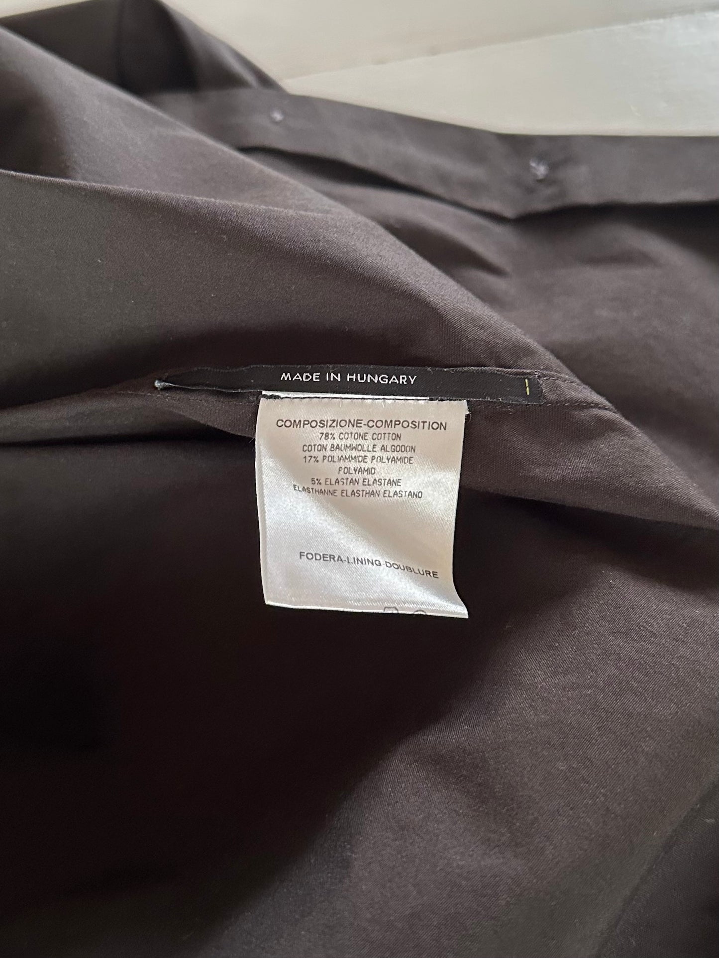 Camicia Gucci in Cotone Marrone Tg.40/42