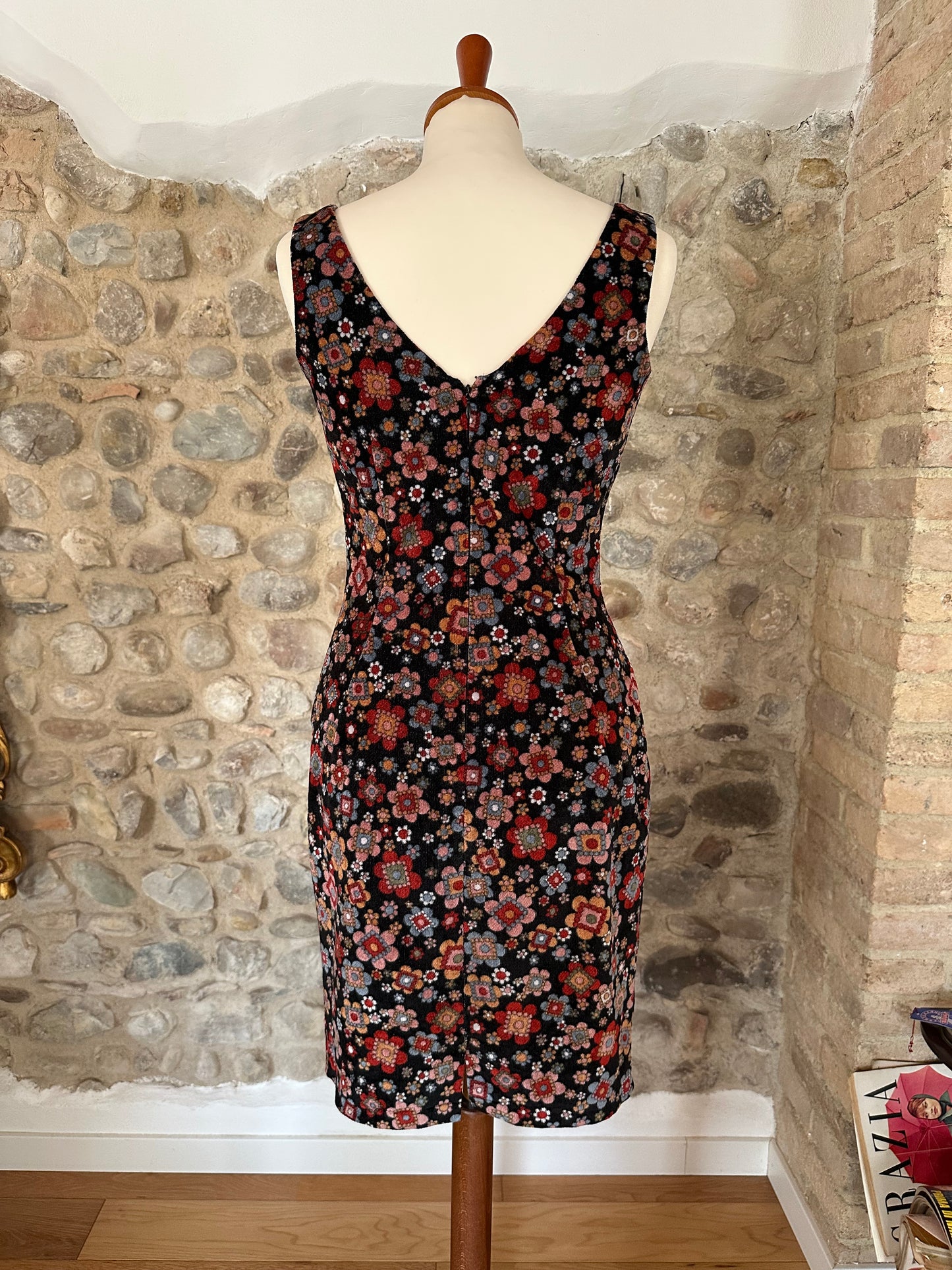Abito D&G Tubino Vintage Anni ‘90 Fantasia Floreale