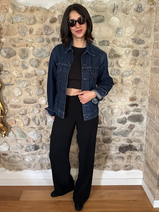 Giacca Levi’s in Jeans Anni 2000 Blu Scuro Tg.40/42