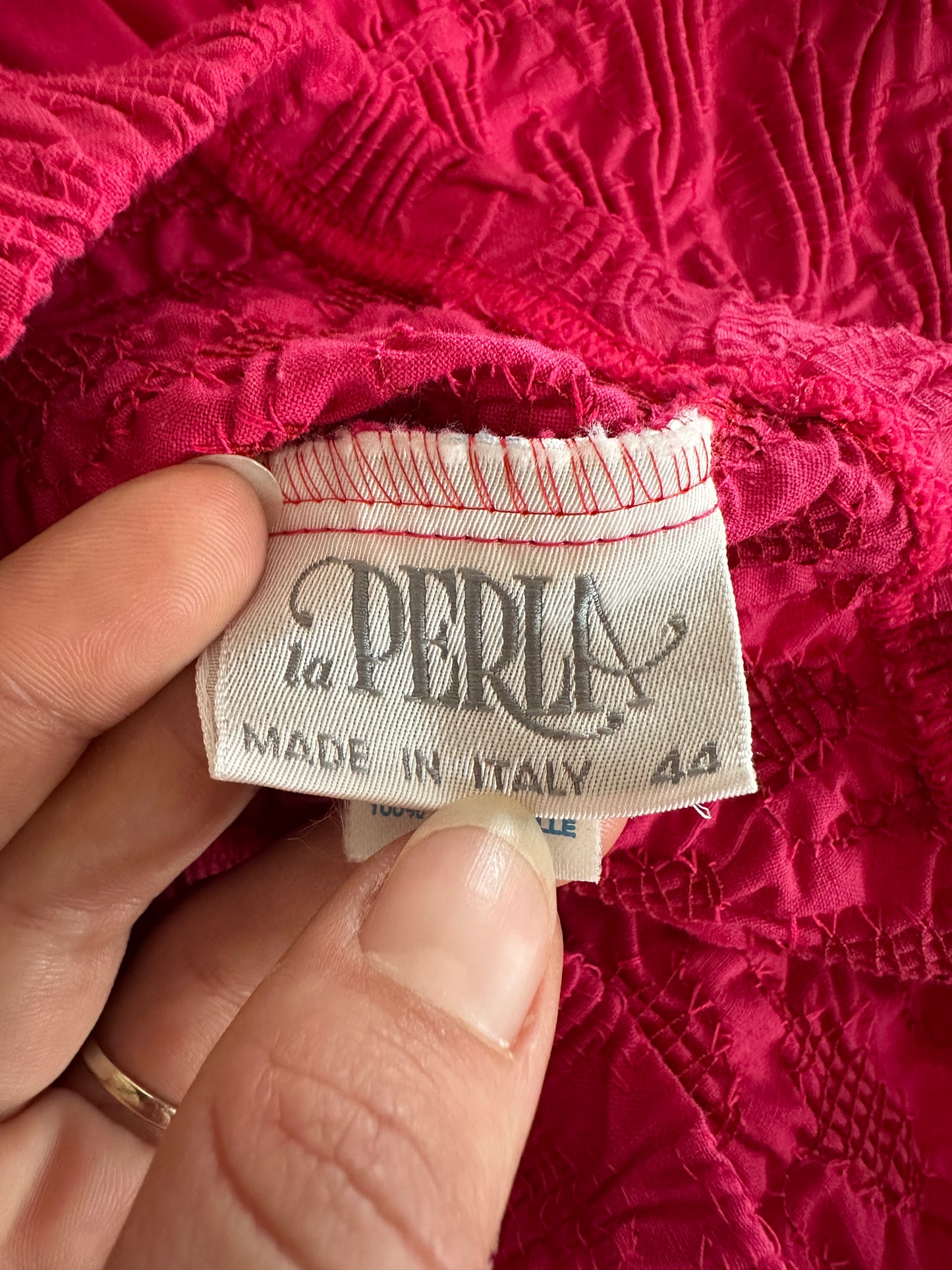 Abito Roccobarocco Nero + Gonna La Perla Fucsia