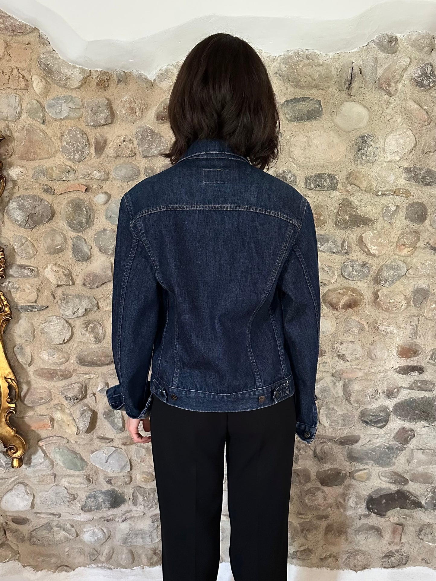 Giacca Levi’s in Jeans Anni 2000 Blu Scuro Tg.40/42