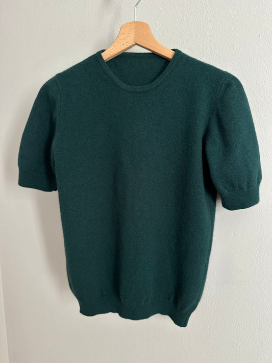 Sottogiacca Vintage in Lana Verde Bosco