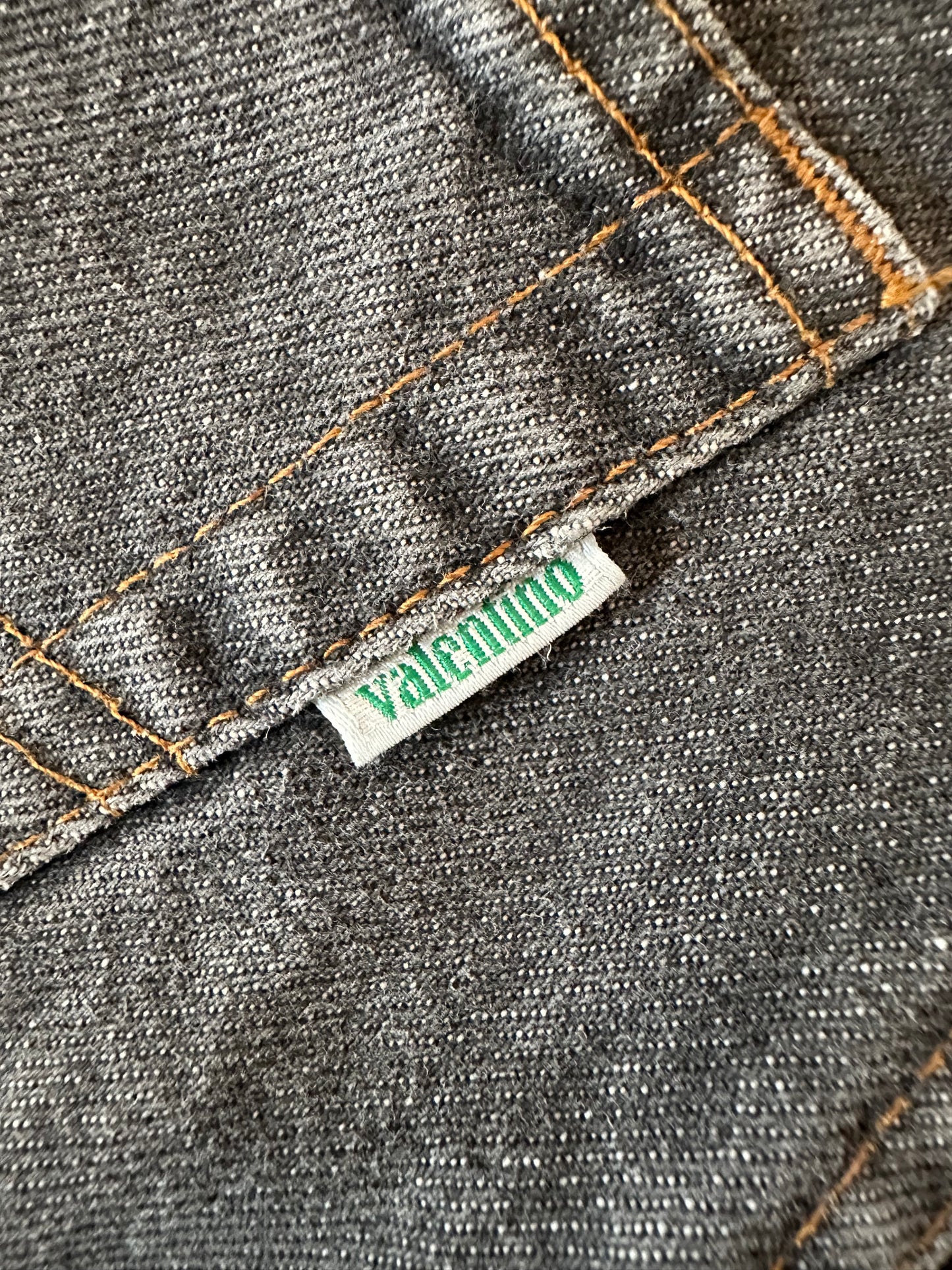 Jeans Valentino Vintage Anni ‘80 Grigi Tg.36/38