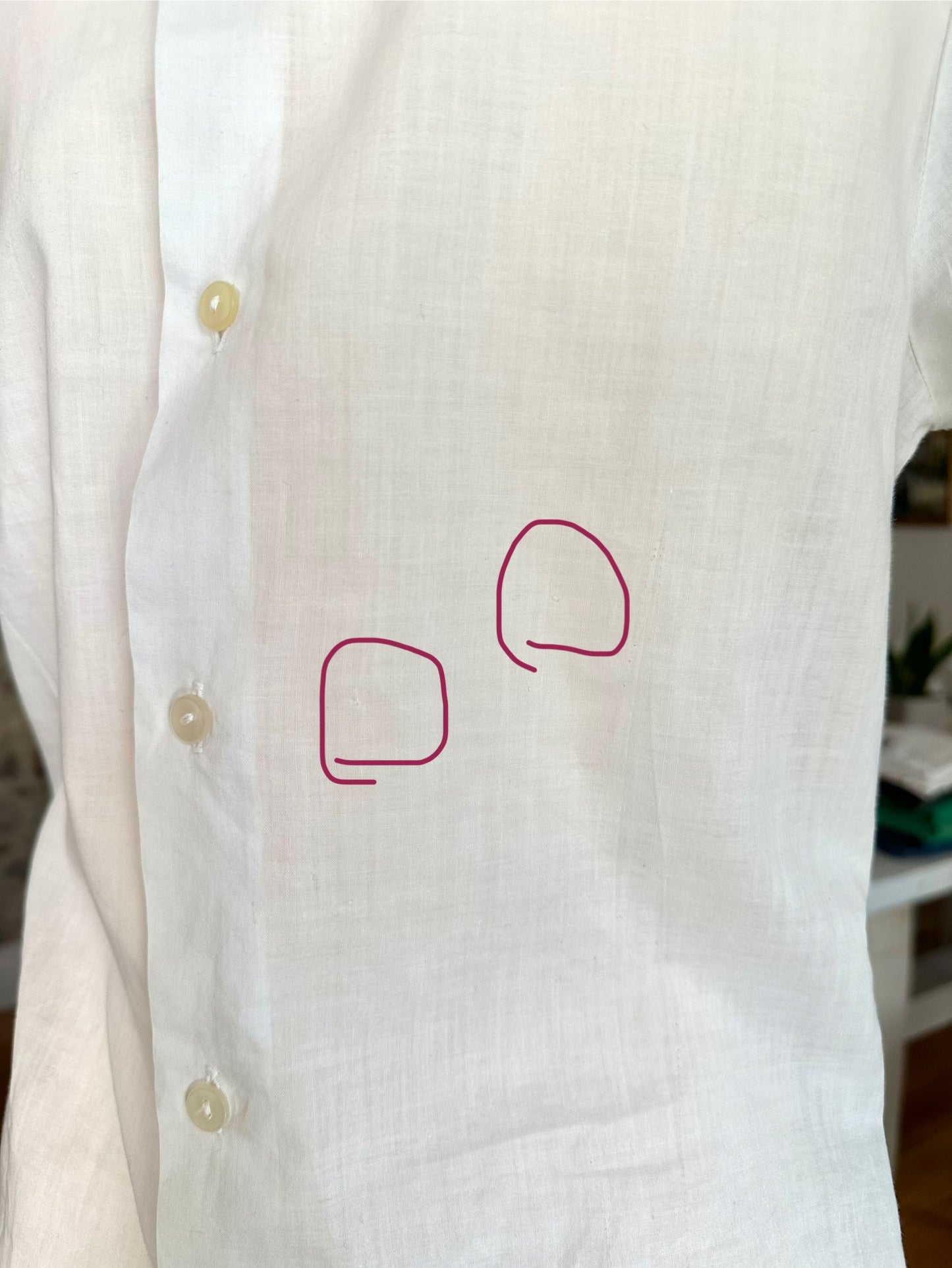 Camicia Anni ‘60 con Fiocco in Cotone Bianca Tg.40/42