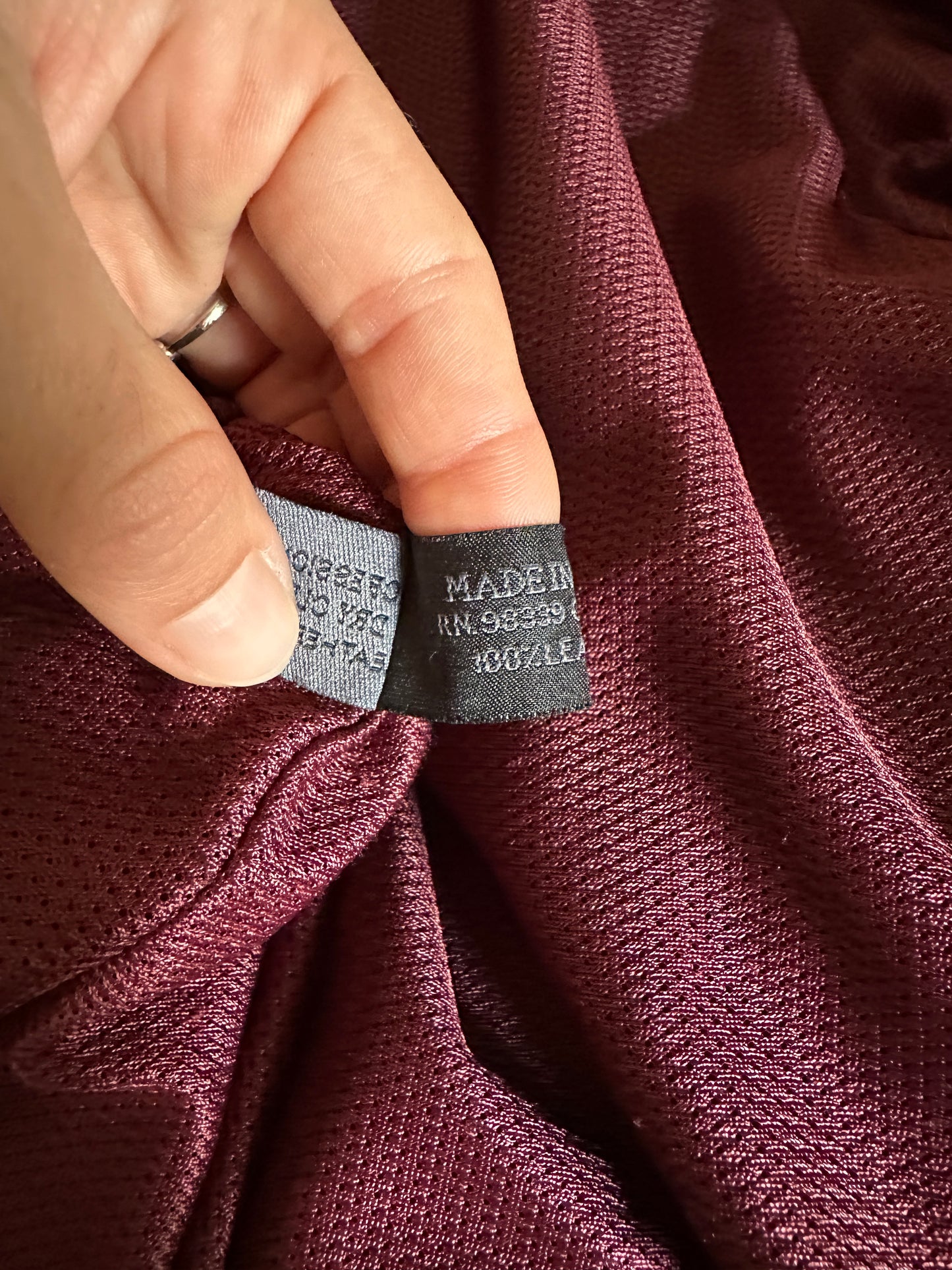 Giubbotto Prada Anni 2000 in Pelle Scamosciata Bordeaux Tg.40/42