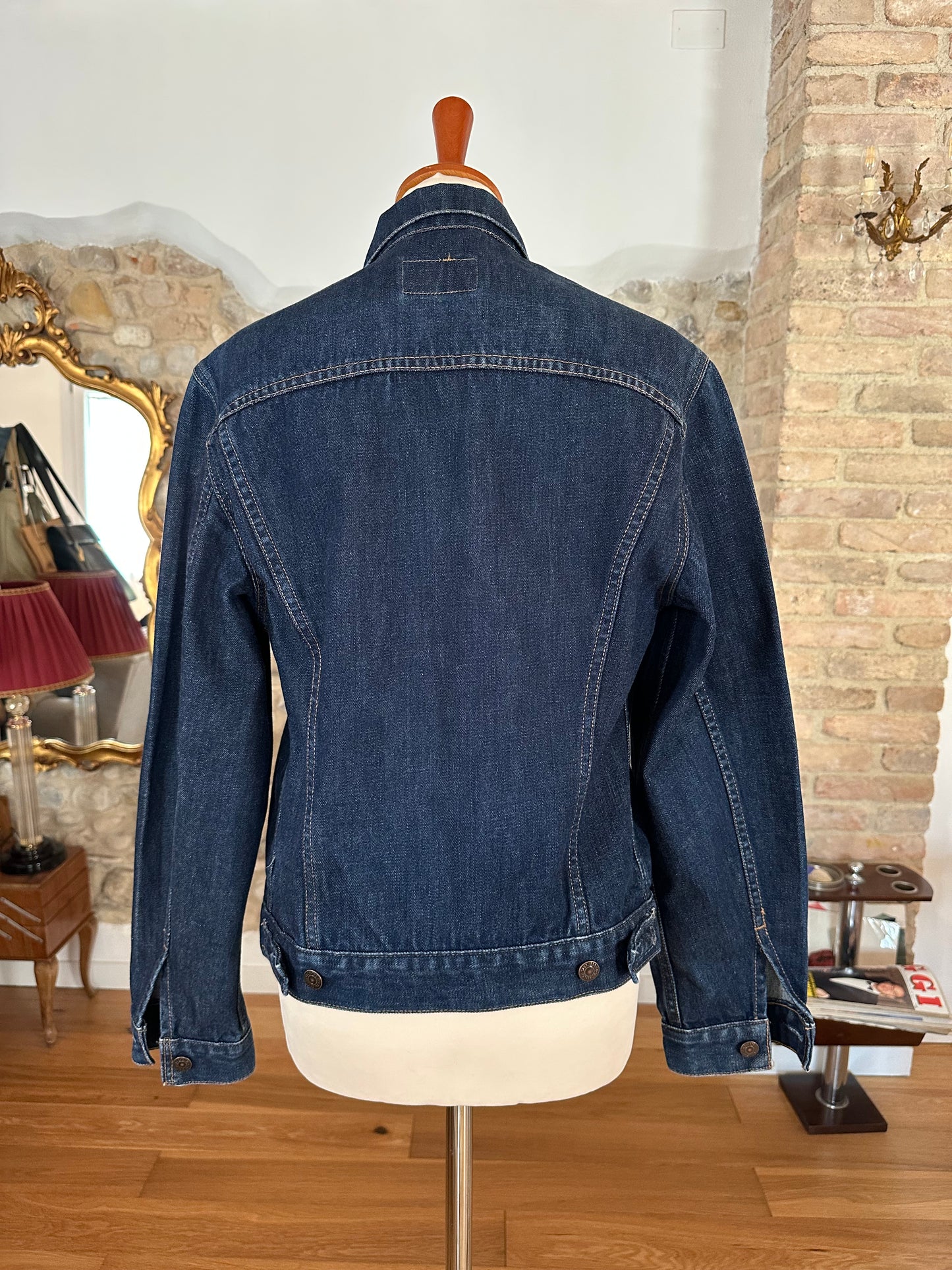Giacca Levi’s in Jeans Anni 2000 Blu Scuro Tg.40/42