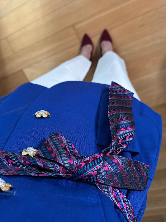 Cravatta Emilio Pucci Vintage Anni ‘60 Slim in Seta