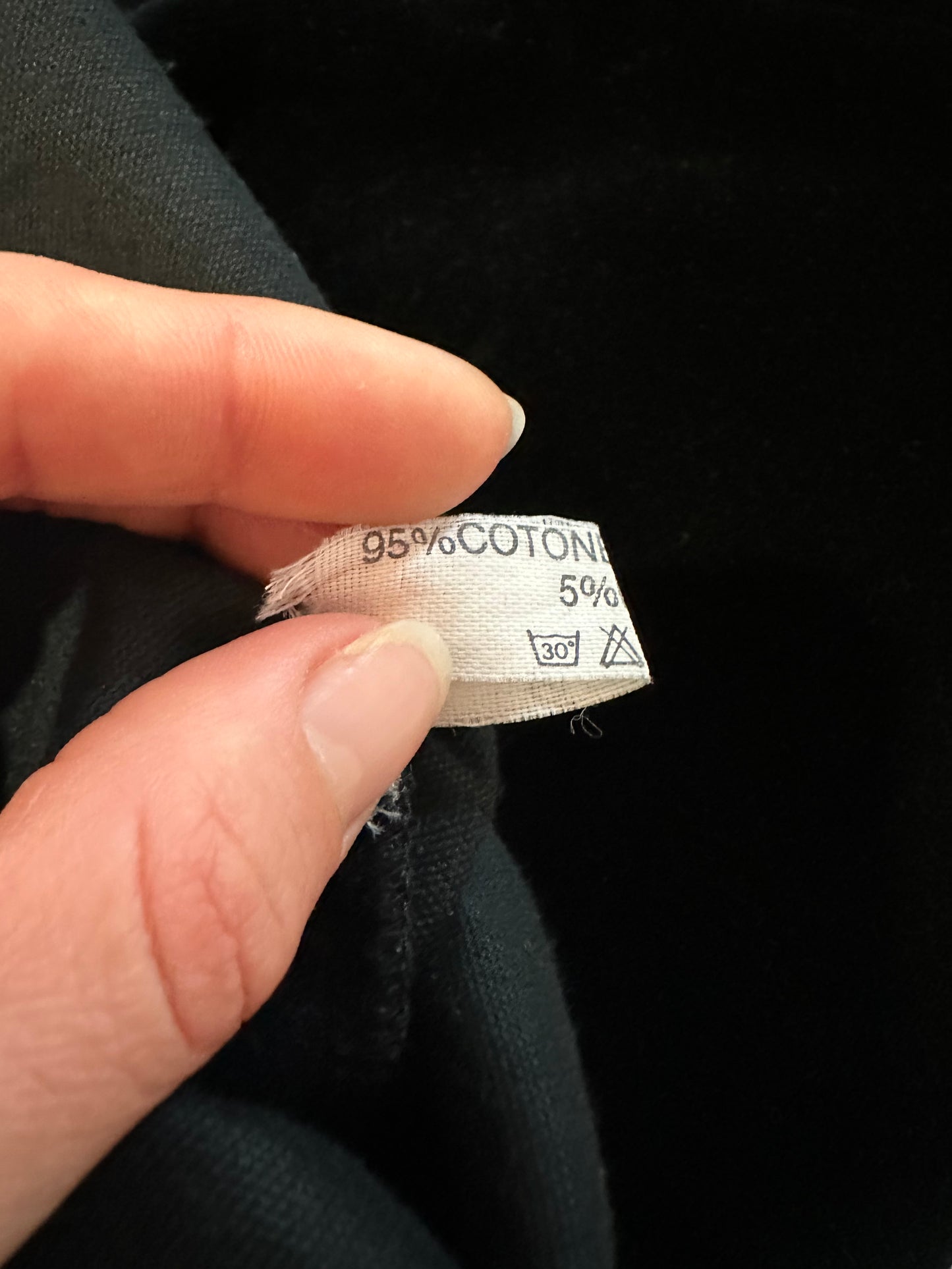 Abito Tubino in Velluto Nero Tg.38