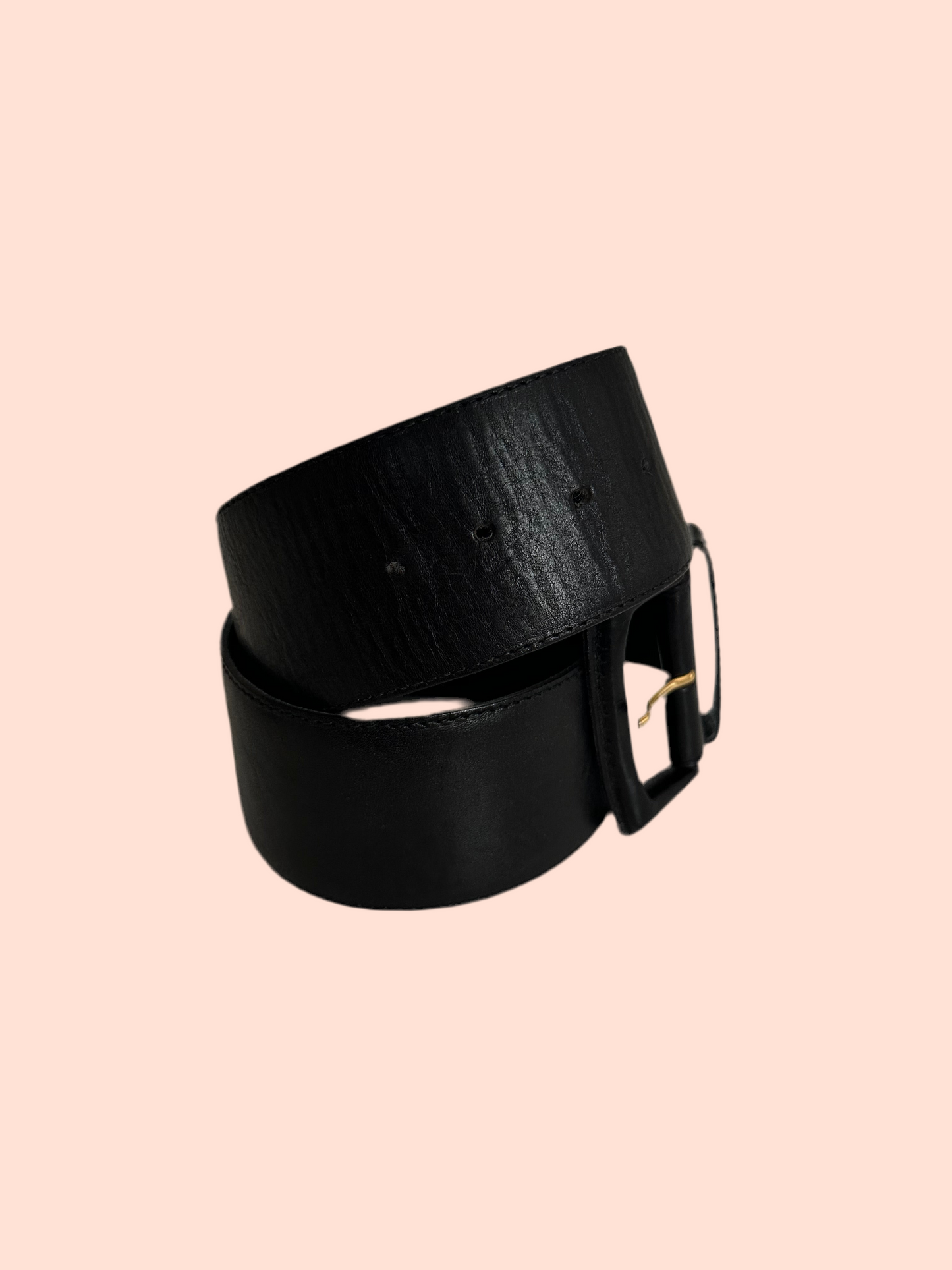 Cintura Furla Vintage Anni ‘80 in Pelle Nera Tg.70/75/80