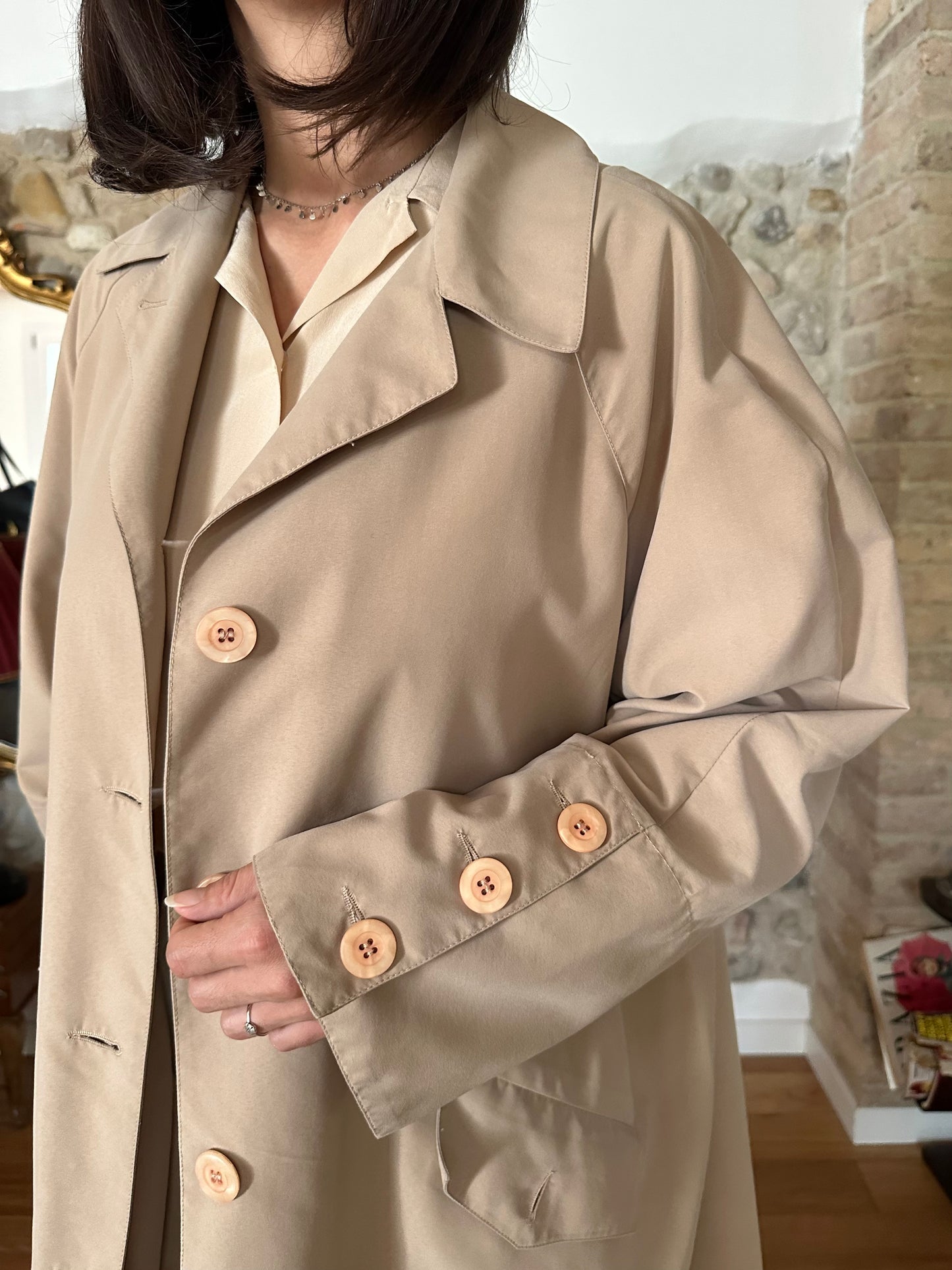 Impermeabile Coeli Anni ‘90 Beige Tg. Fino 58