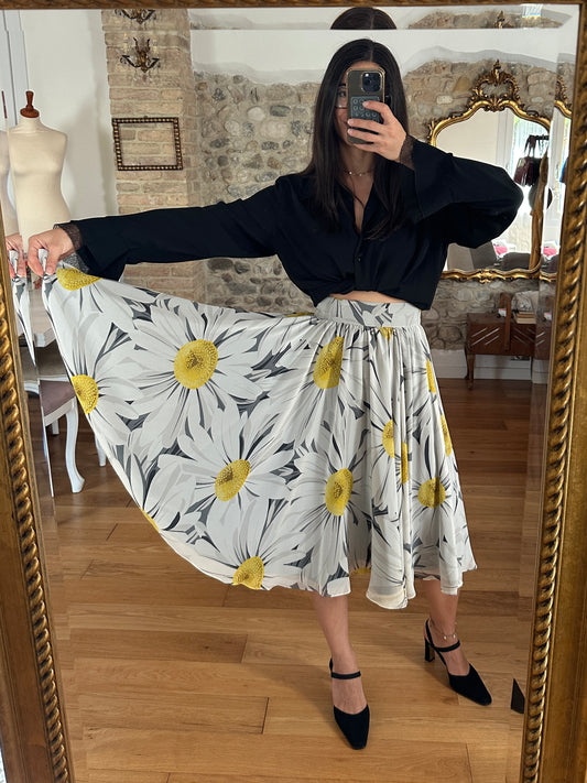 Gonna MaxMara in Seta a Fiori