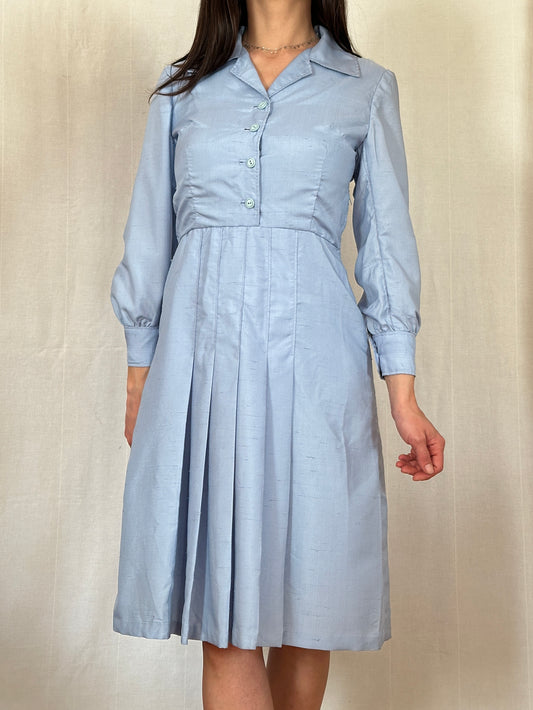 Abito Vintage Anni ‘70 Azzurro