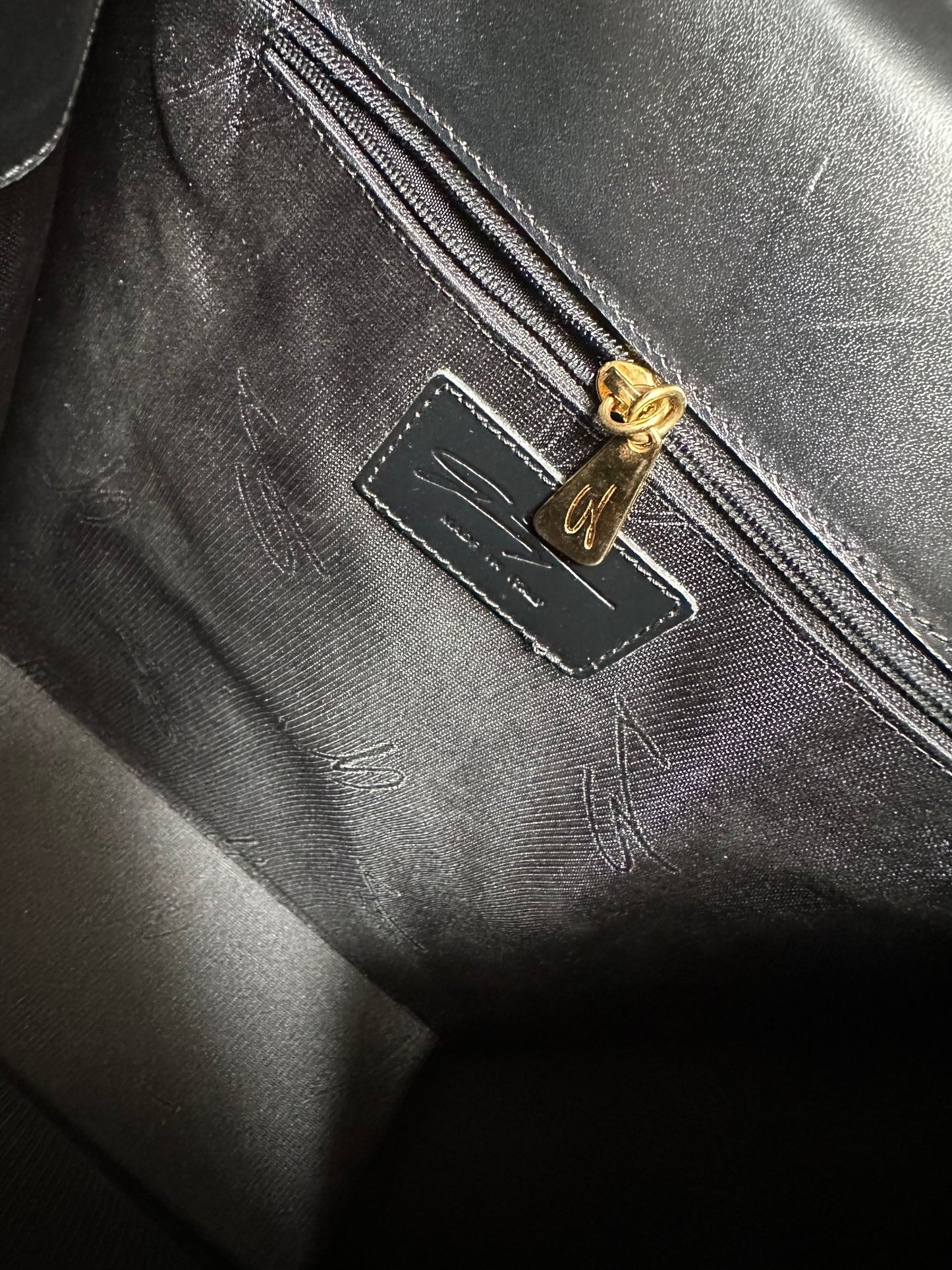Borsa Genny Vintage Anni ‘80 Pelle Nera