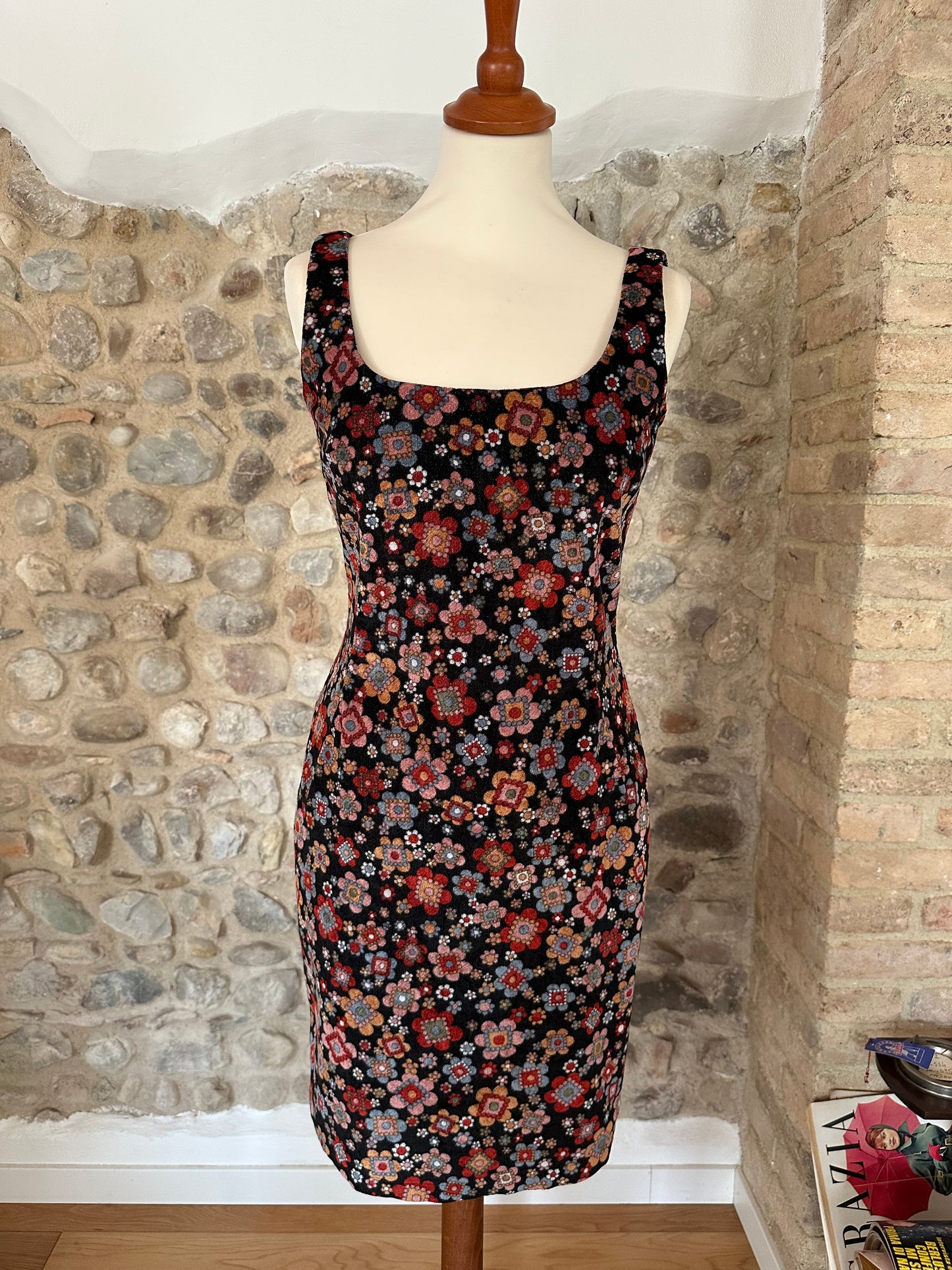 Abito D&G Tubino Vintage Anni ‘90 Fantasia Floreale