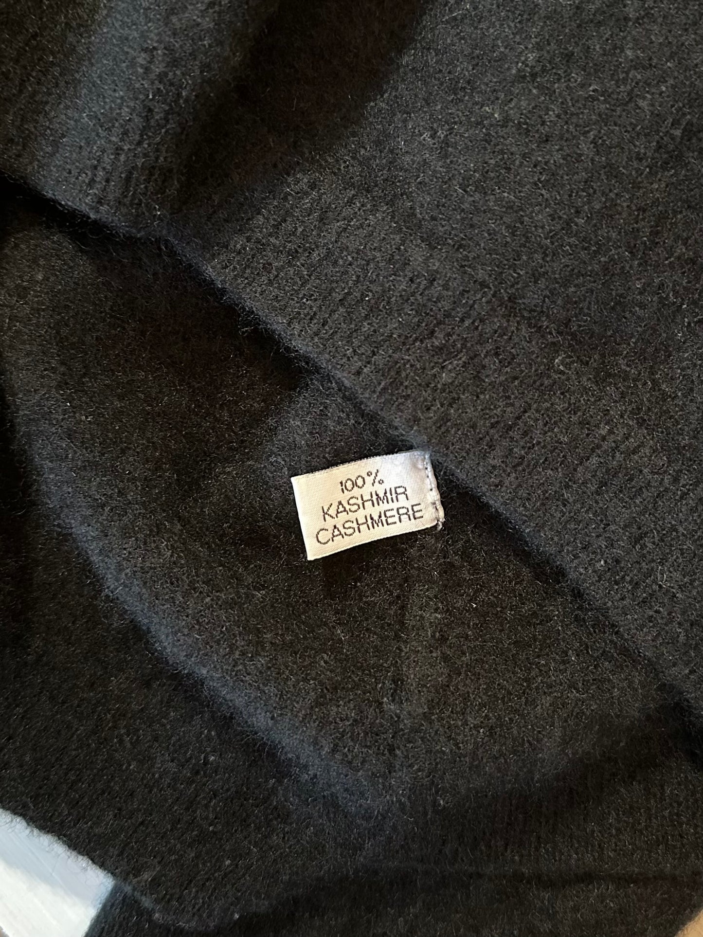 Maglione Cashmere Nero Tg.XS/S