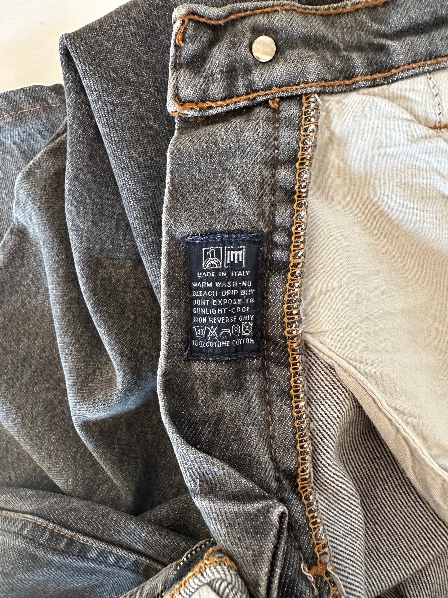 Jeans Valentino Vintage Anni ‘80 Grigi Tg.36/38