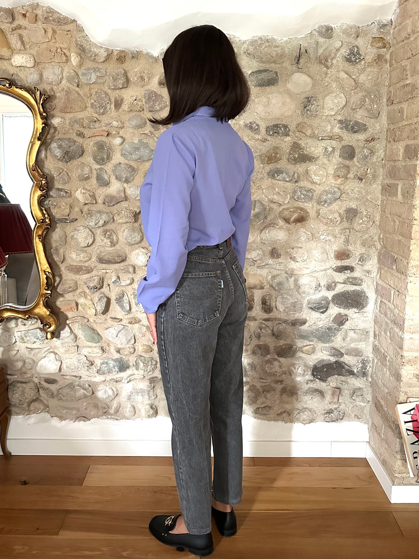 Jeans Valentino Vintage Anni ‘80 Grigi Tg.36/38