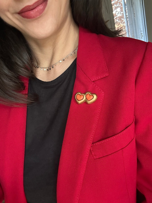 Spilla Thun Due Cuori
