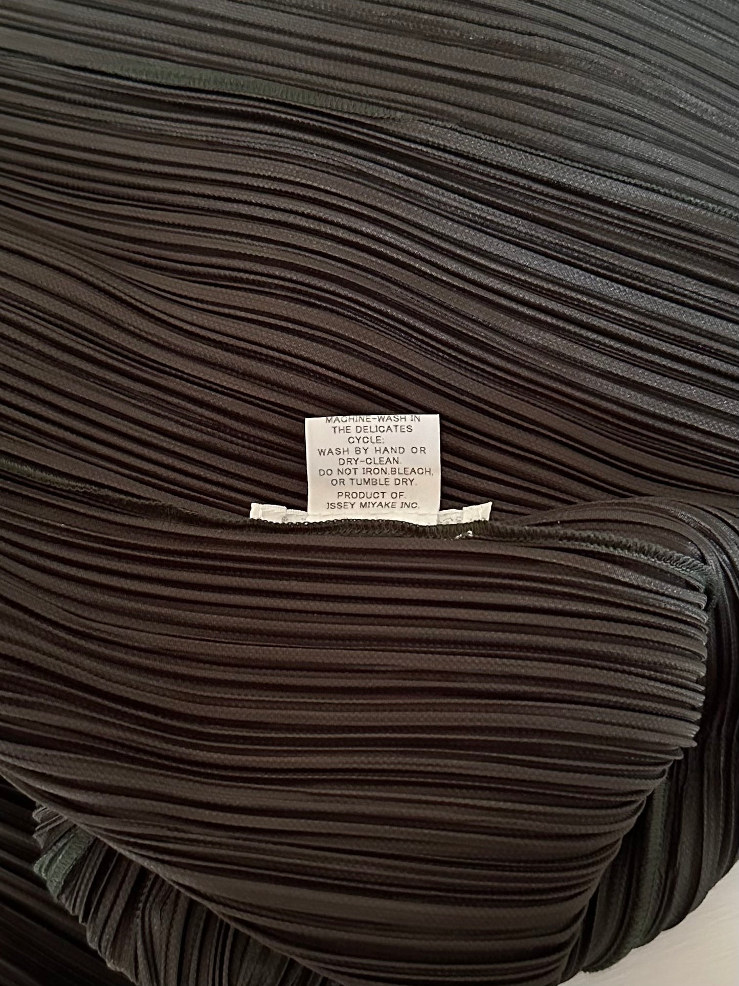 Abito Chemisier / Soprabito Cardigan Pleats Please Issey Miyake Verde