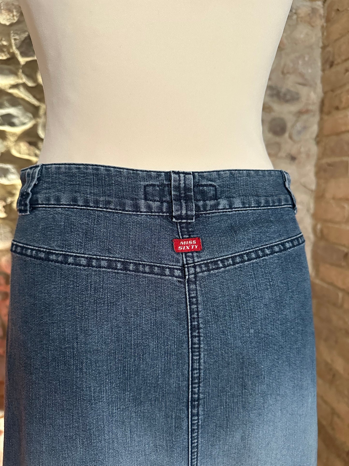 Gonna Lunga in Jeans Miss Sixty a Vita Bassa Tg.38/40