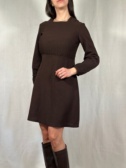 Abito Vintage Anni ‘70 Marrone