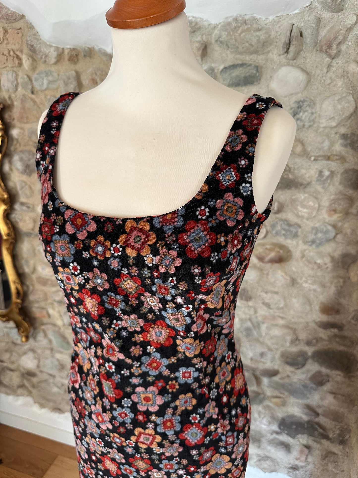Abito D&G Tubino Vintage Anni ‘90 Fantasia Floreale