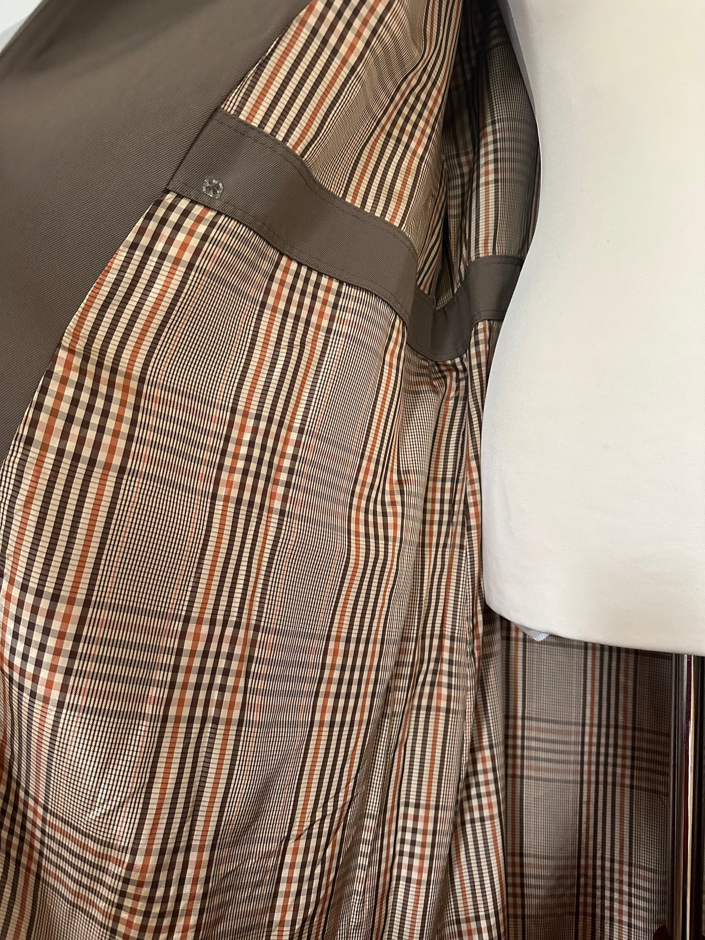 Trench Vintage Nino Anni ‘70 Tortora Scuro Tg.46/48