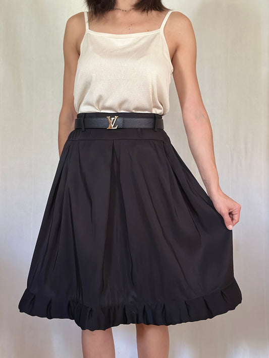 Gonna Lanvin Hiver 2006 in Seta Nera Tg.42