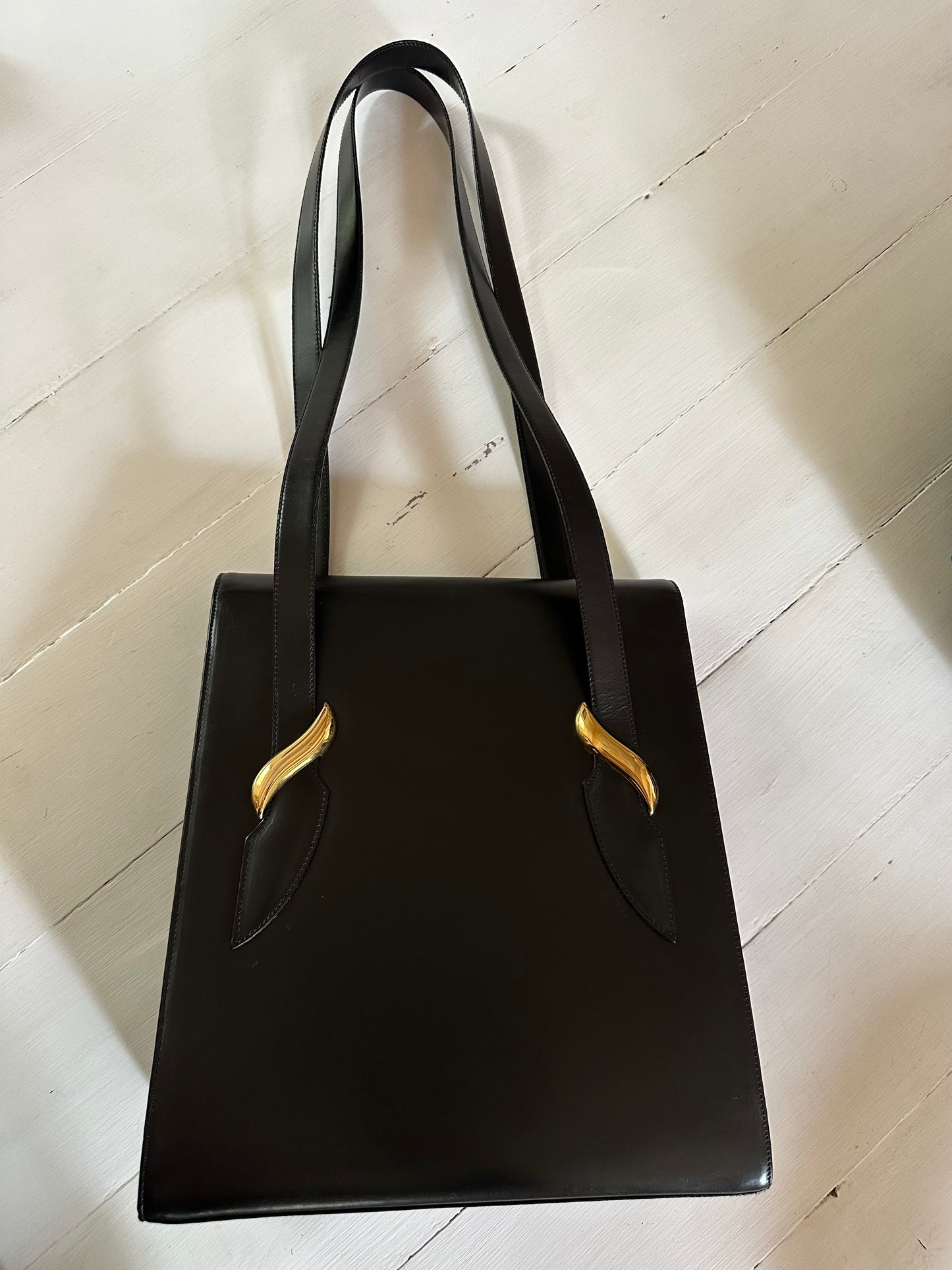 Borsa Genny Vintage Anni ‘80 Pelle Nera