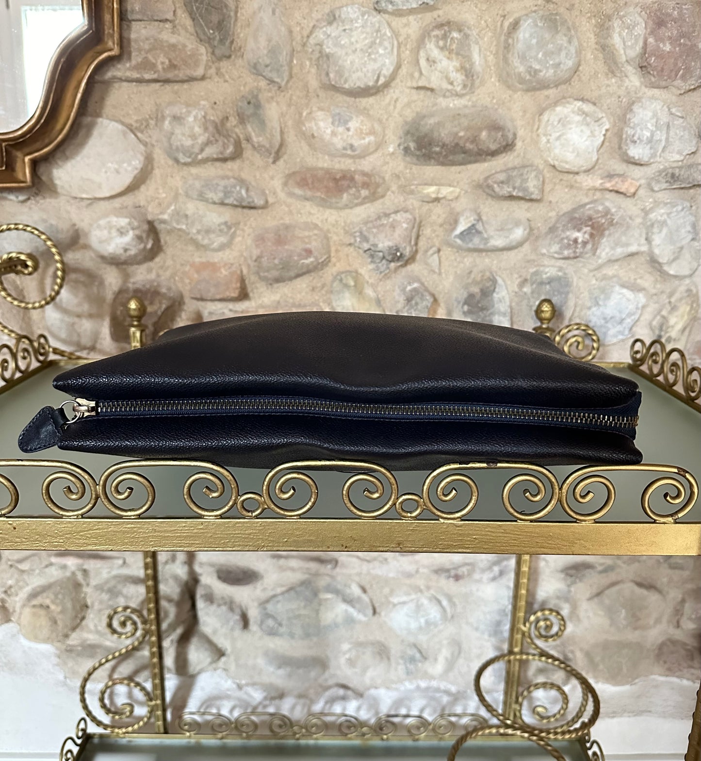 Pochette Vintage Trussardi Blu