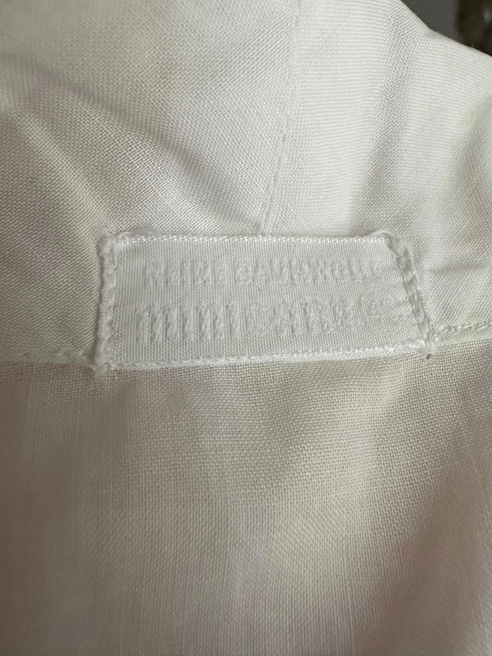Camicia Anni ‘80 in Cotone Bianco Tg.40
