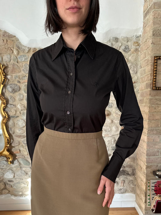 Camicia Gucci in Cotone Marrone Tg.40/42