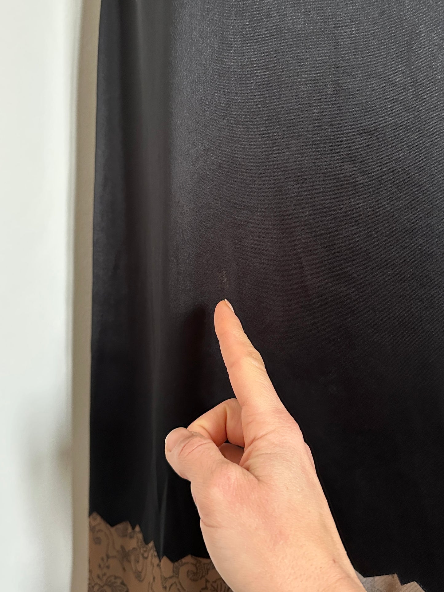 Slip Dress Fendi Vintage Anni ‘90 Nero e Marrone