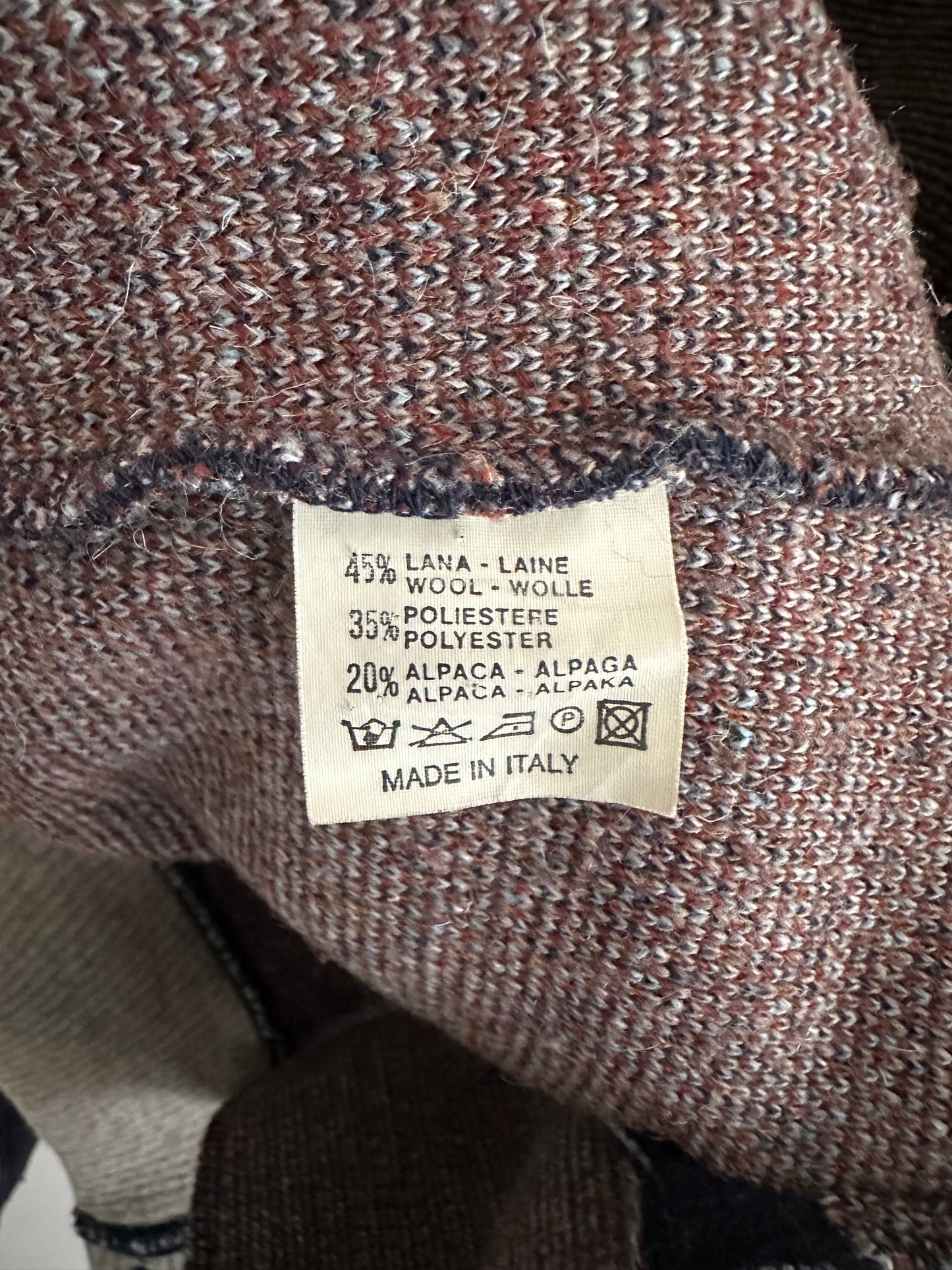 Cardigan YSL Anni ‘80 in Lana e Alpaca Blu tg.L