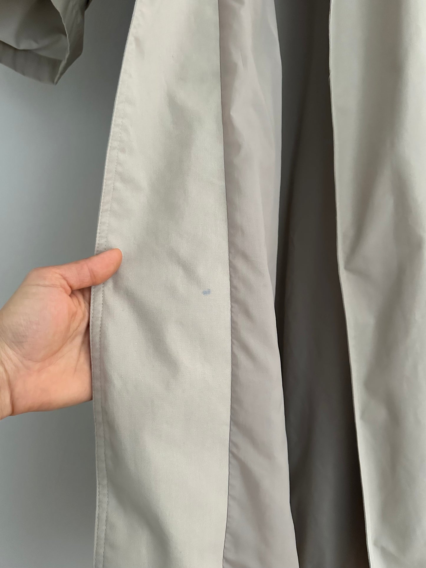 Trench Vintage Classico Grigio Chiaro Tg.Fino 48