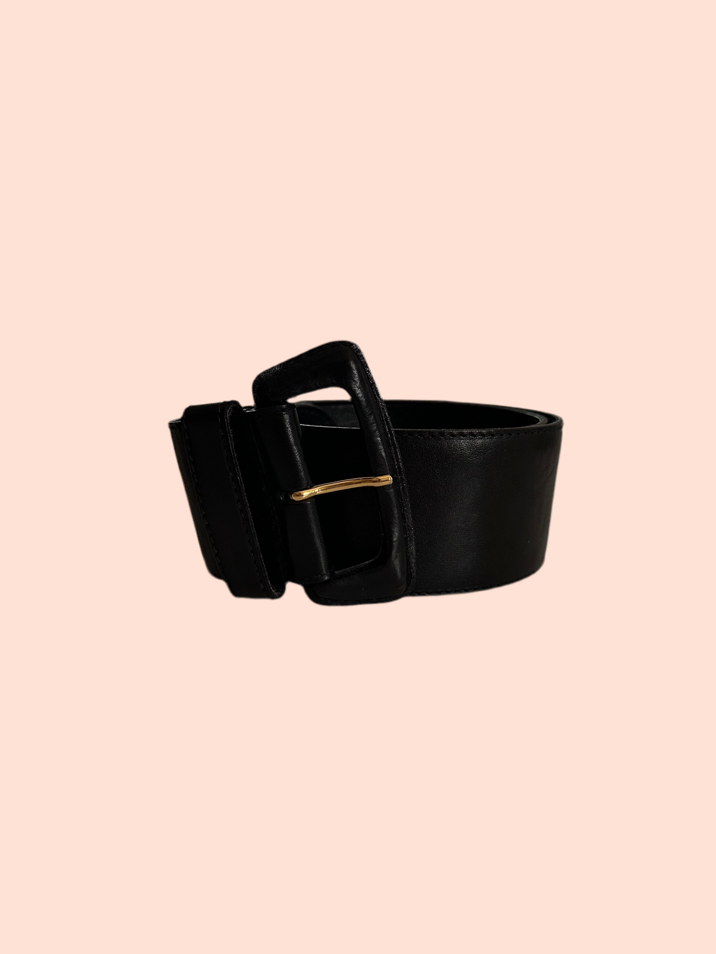 Cintura Furla Vintage Anni ‘80 in Pelle Nera Tg.70/75/80