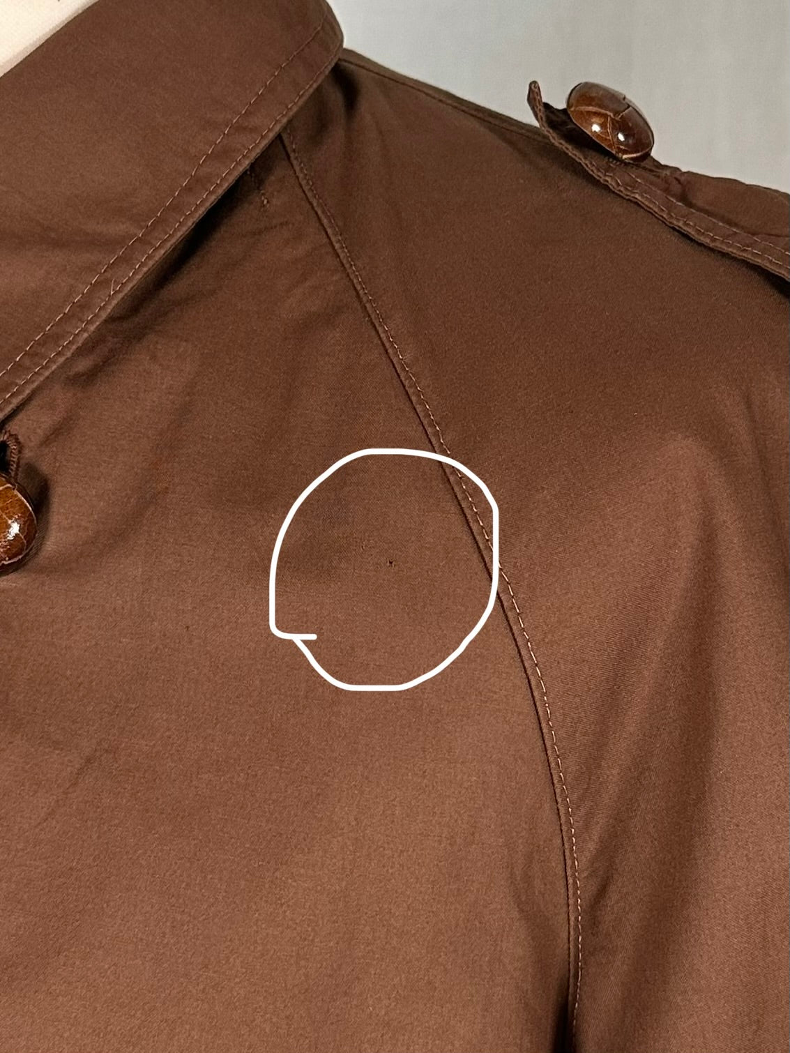 Trench Sartoriale Vintage Anni ‘70 Marrone