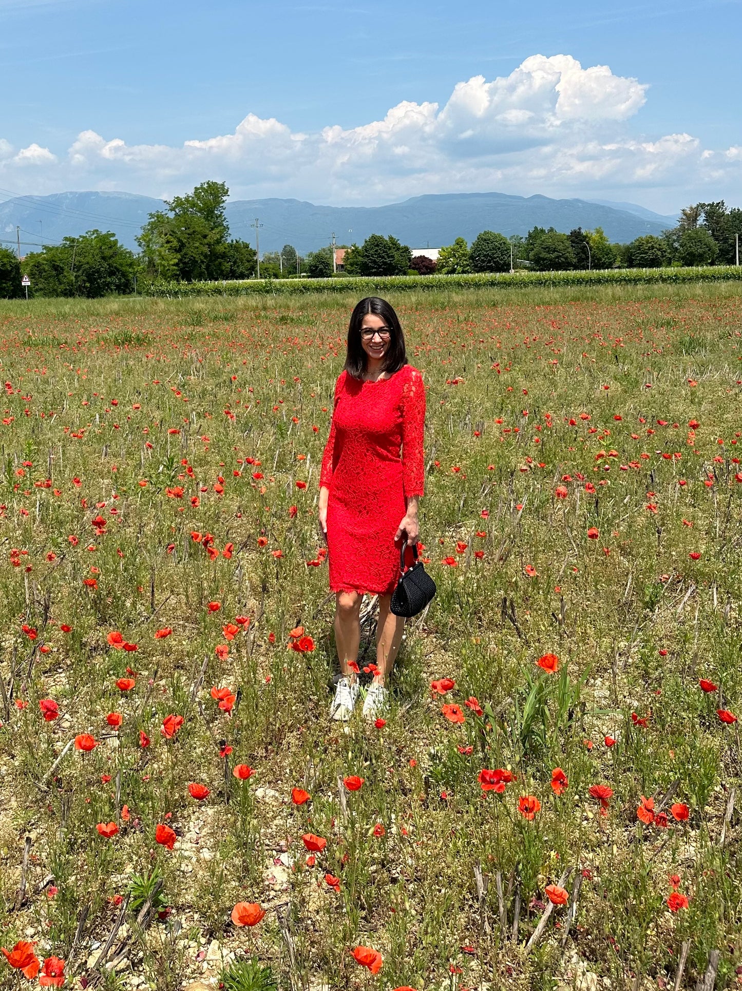 Abito Diane Von Furstenberg in Pizzo Corallo Tg.44