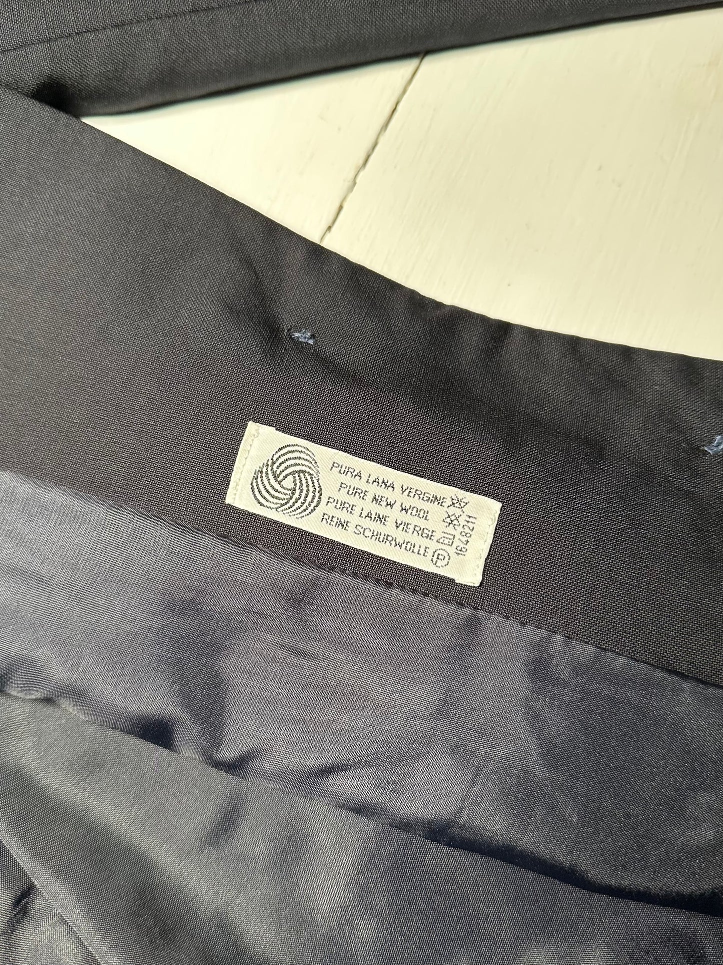 Blazer Vintage Anni ‘80 in Lana Blu