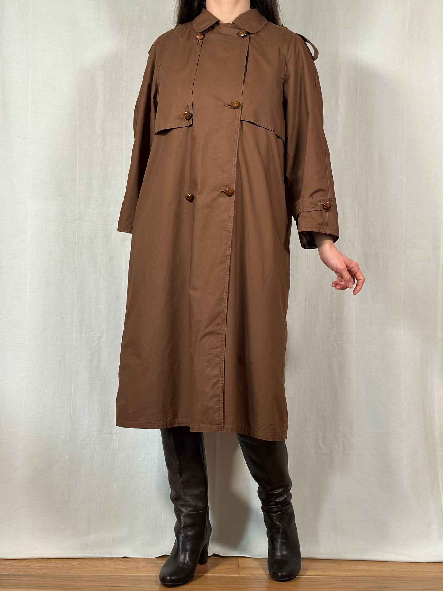 Trench Sartoriale Vintage Anni ‘70 Marrone